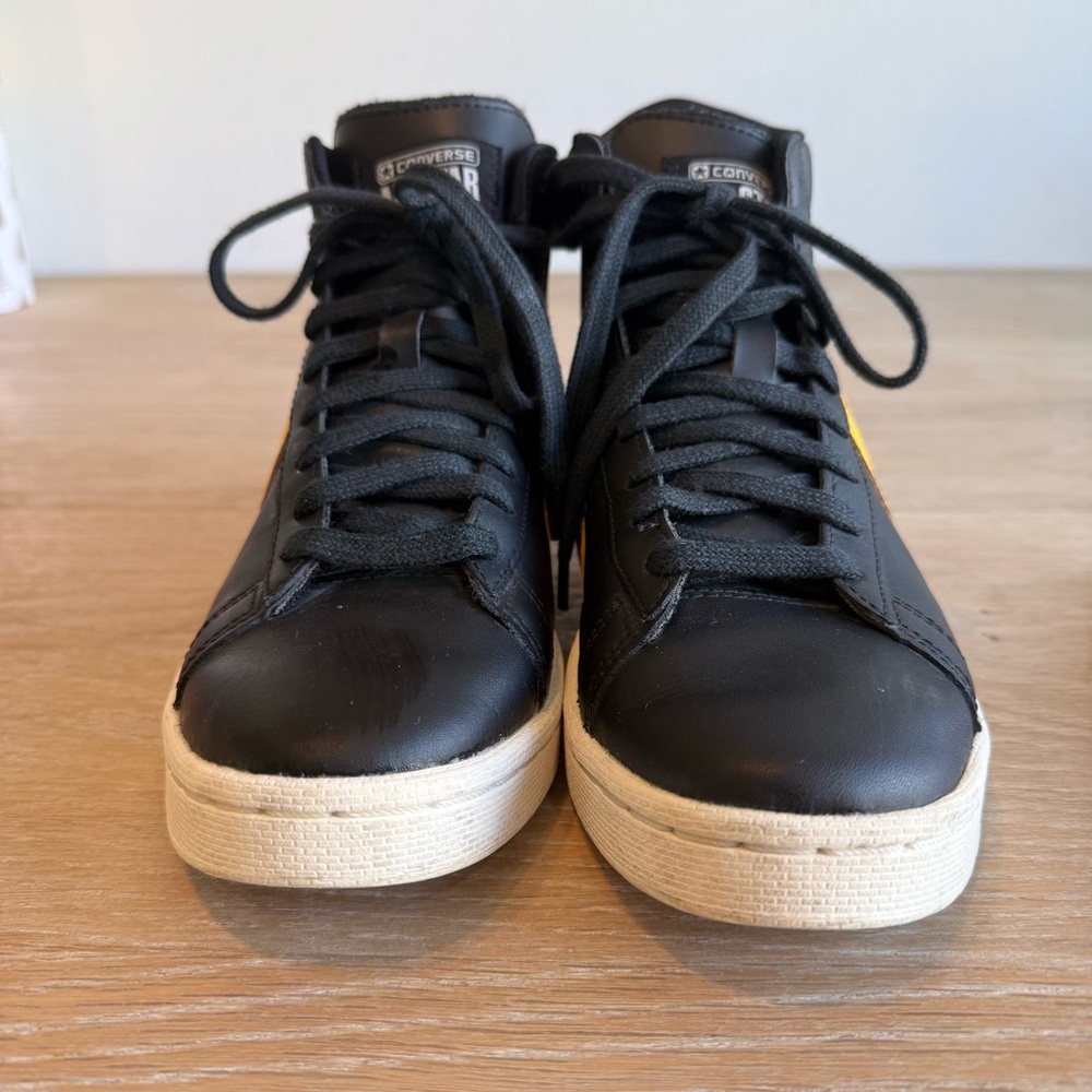 Converse Black and Tan Sneakers